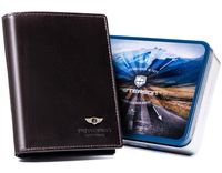 elegancki portfel męski ze skóry naturalnej - peterson