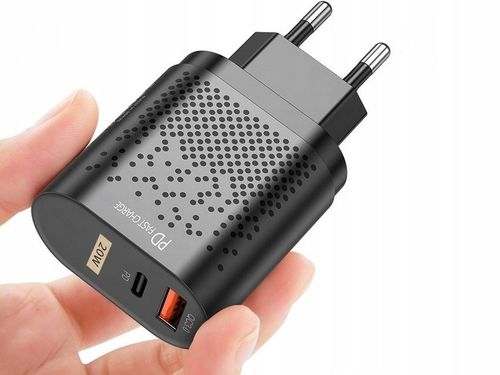 SZYBKA ŁADOWARKA QC USB QUICK CHARGE 3.0 USB-C PD 20W MOCNA TYP C ZASILACZ na Arena.pl