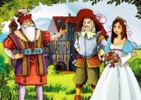 FOTOTAPETA dziecięca KSIĘŻNICZKA ZAMEK 380x256