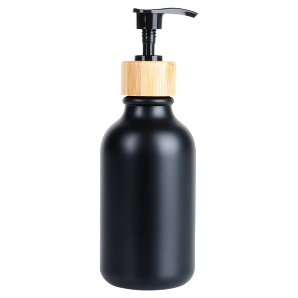 Dozownik do mydła czarny 300 ml zdjęcie 3