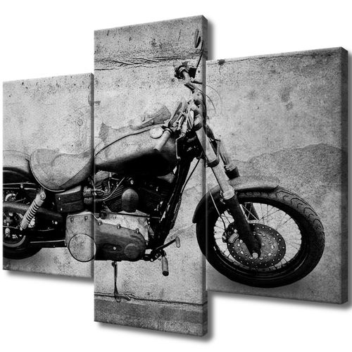 Obraz Tryptyk 90X70 Harley Mój Harley na Arena.pl