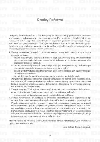 Karty pracy do ćwiczeń funkcji poznawczych. Część 3 na Arena.pl