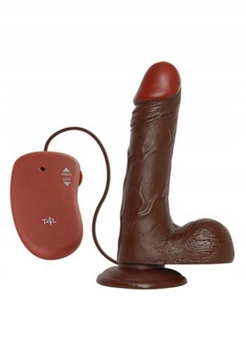 Dildo z wibracją brązowe 20cm na Arena.pl