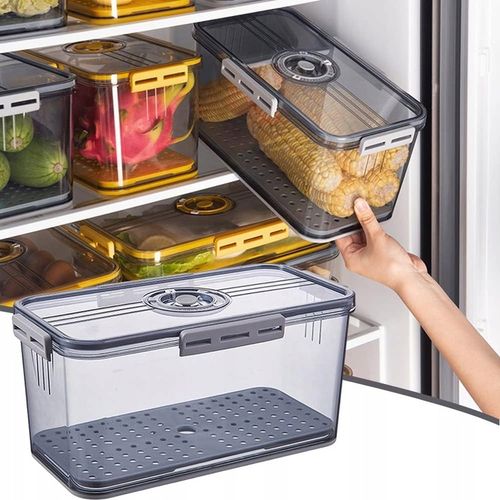 POJEMNIK NA ŻYWNOŚĆ DO LODÓWKI NA WĘDLINY SERY HERMETYCZNY Z DATOWNIKIEM na Arena.pl