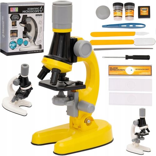 MIKROSKOP EDUKACYJNY NAUKA EKSPERYMENT DLA DZIECI 1200X ZABAWKA EDUKACYJNA na Arena.pl