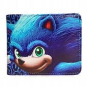 Portfel Dzieciecy Rozkładany Sonic The Hedgegoh Suwak