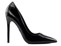 Czarne lakierowane szpilki damskie 12 cm w szpic 36