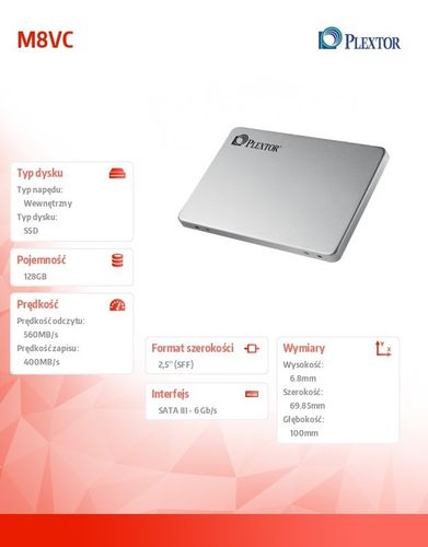 Plextor SSD 128GB 2,5 na Arena.pl