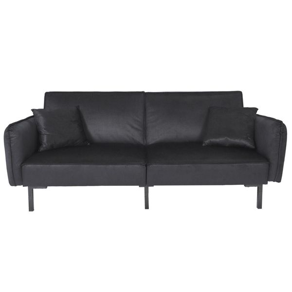 Sofa rozkładana Giulia czarna zdjęcie 1