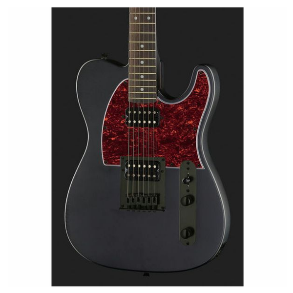 Gitara elektryczna Harley Benton TE-20HH SBK CZARNA Bordo Matowa zdjęcie 5