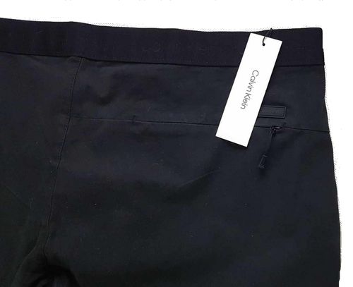 Męskie spodnie Calvin Klein -Modern Twill K10K110662 czarne 2XLT - W46/L30 na Arena.pl