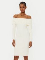 Guess Sukienka dzianinowa W5RK0G Z2YJ2 Écru Regular Fit roz.XL