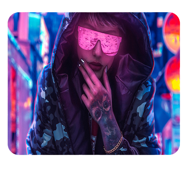 Podkładka pod myszkę Cyberpunk zdjęcie 1