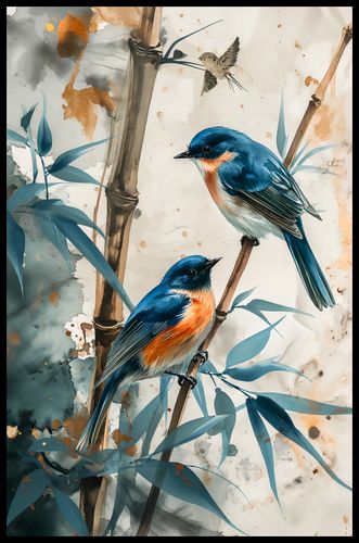 Plakat 53x81cm Trzy Ptaki na Arena.pl