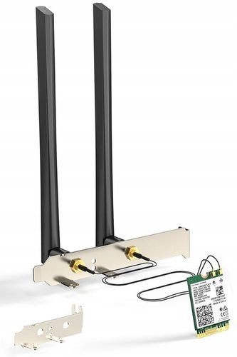 Zestaw anten anteny 2x 6Dbi Intel karta Wifi 2.4GHz 5GHz M.2 IPEX 4 RP-SMA na Arena.pl