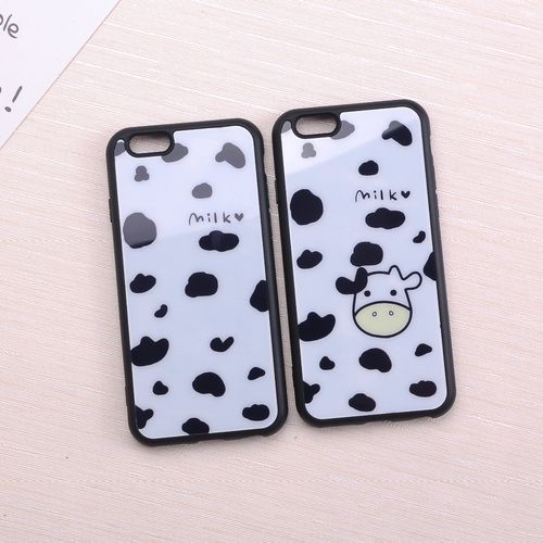 ETUI Case Obudowa iPhone 7 8 Krowa Łaty Mirror na Arena.pl
