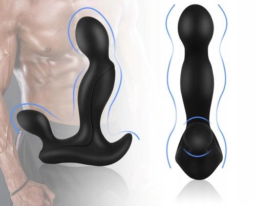 MASAŻER PROSTATY WIBRATOR KOREK ANALNY 3w1 USB na Arena.pl