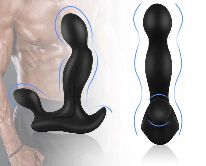 MASAŻER PROSTATY WIBRATOR KOREK ANALNY 3w1 USB zdjęcie 9
