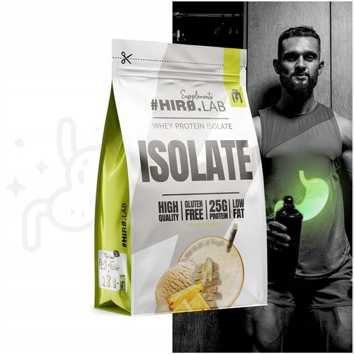 Izolat Białka BIAŁKO 700 g WPI ISO Whey Protein Isolate Ananas Hiro na Arena.pl