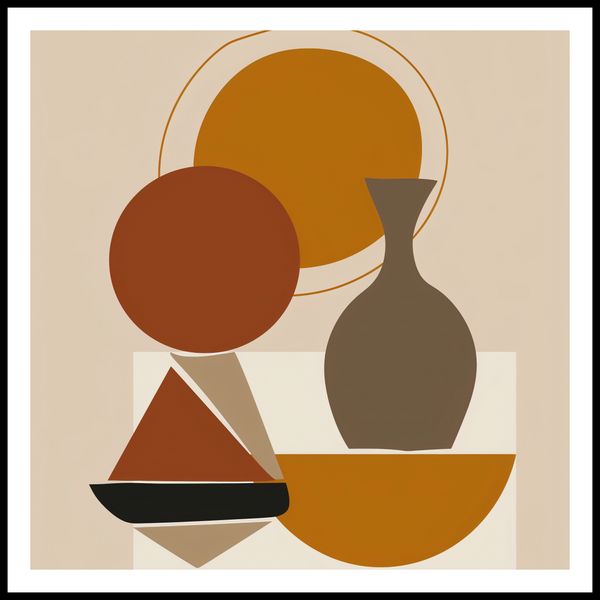 Plakat 70x70cm Geometryczna Utrata zdjęcie 3