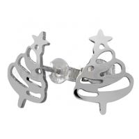 SREBRNE KOLCZYKI CHOINKI SREBRO PRÓBY 925