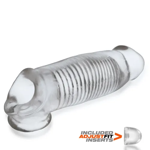 oxballs hulk transparent - anatomiczna nakładka powiększająca flextpr 28 cm na Arena.pl