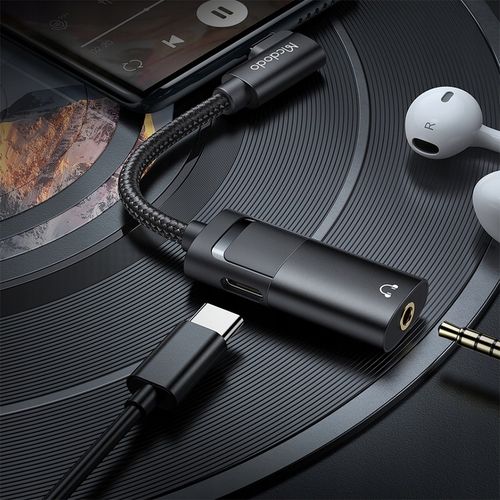 MCDODO ADAPTER USB-C MINI JACK 3,5MM PRZEJŚCIÓWKA KABEL AUX DO SAMSUNG DAC na Arena.pl