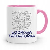 Dla Tatuażystki Tatuażysty Kubek Różowy Na Prezent Z Nadrukiem Ze Zdjęciem