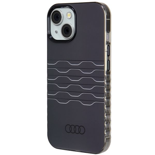 Etui Audi do iPhone 15, iPhone 14, iPhone 13, Czarny, MagSafe zdjęcie 2