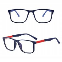 SOLIDNE Męskie Okulary Zerówki do KOMPUTERA Blue Light UV OPRAWKI Flexy
