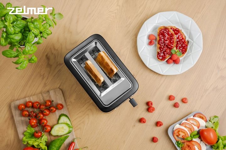 TOSTER ZELMER OPIEKACZ KANAPEK 7 POZIOMÓW ELEKTRYCZNY TOSTY 2 KROMKI 750W zdjęcie 16