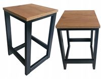 TABORET STOŁEK METALOWY KUCHENNY LOFT 47CM POLSKA PRODUKCJA PROFIL