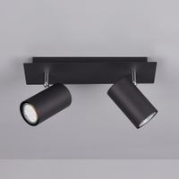 2-płomienna lampa sufitowa Marley 802400232 czarne reflektorki