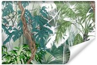 Fototapeta Ścienna LAS Liście Egzotyczne Liany Pejzaż 90cm x 60cm
