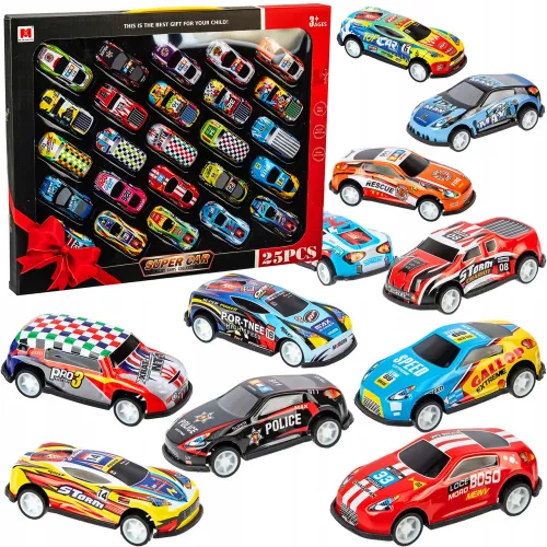 AUTA RESORAKI METAL PULL BACK 25 SZTUK na Arena.pl