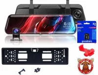 KAMERA DO SAMOCHODU REJESTRATOR JAZDY W LUSTERKU WIDEOREJESTRATOR KARTA 32