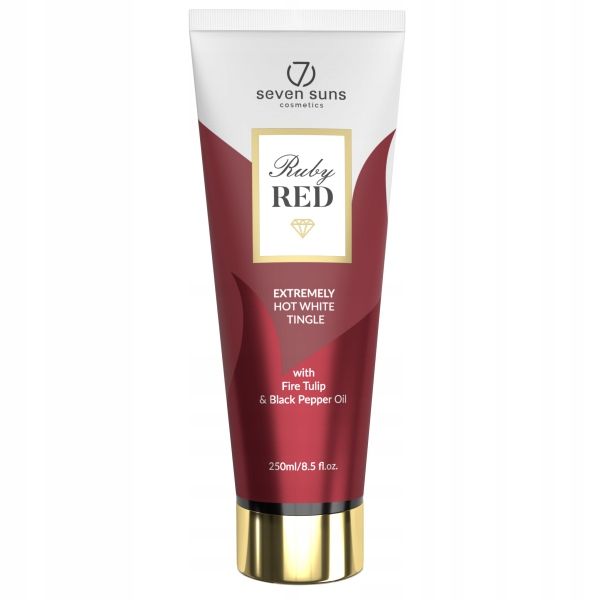 7suns Ruby Red Extremely Hot White Tingle 250ml + Podwójne Lusterko Gratis zdjęcie 2