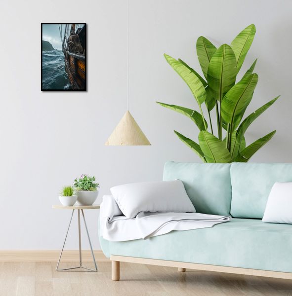 Plakat 30x45cm Statek na Falach zdjęcie 4