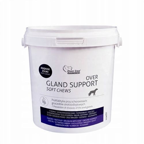 Over Zoo Over Gland Support Soft Chews Żujki dla psów 450 g na Arena.pl
