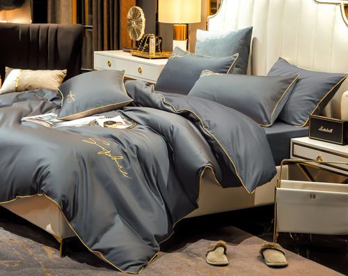 Pościel Z Haftem 160X200 Soft Szara 2607 na Arena.pl