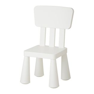 Ikea krzesełko mammut krzesło dla dzieci kolor biały