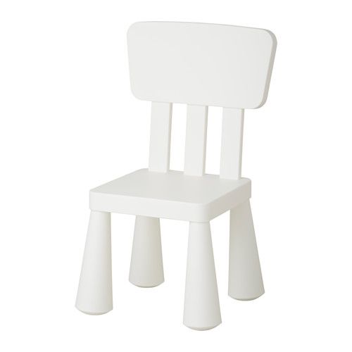 Ikea krzesełko mammut krzesło dla dzieci kolor biały na Arena.pl