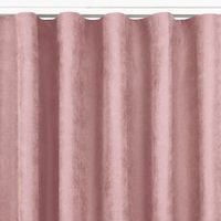 Zasłona MILANA szenilowa na taśmie wave 280x225 różowa  Homede
