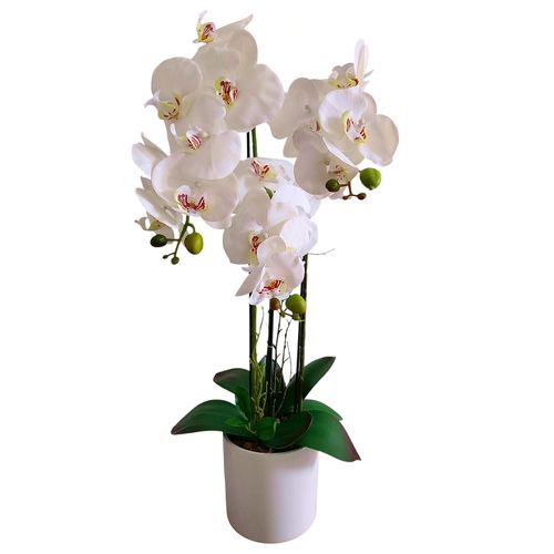 STORCZYK W DONICZCE WYSOKI BIAŁY SZTUCZNY STORCZYK DUŻY 70 cm ORCHIDEA na Arena.pl
