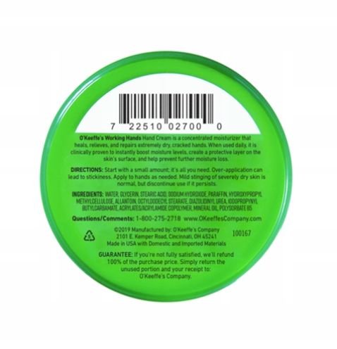 O'KEEFFE'S Krem do suchych rąk Working Hands 96g na Arena.pl