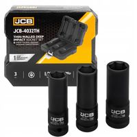 KLUCZ PNEUMATYCZNY UDAROWY DO KÓŁ 1/2" BJC + NASADKI DO FELG JCB 17 19 21mm