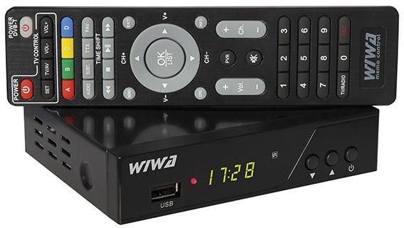Tuner dekoder DVB-T/T2 WIWA H.265 PRO TV naziemna zdjęcie 1