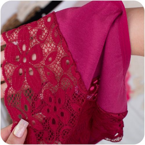 Majtki Koronkowe Bawełniane Wielokolorowe Damskie Figi Wygodne S 7-PAK na Arena.pl