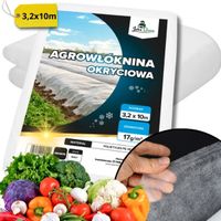 WŁÓKNINA BIAŁA 3,2X10M 17G OTULINA DO OGRODU OKRYCIOWA WIOSENNA FLIZELINA