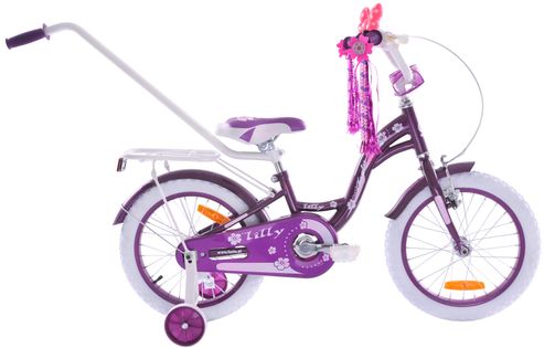 Rower dziecięcy 16 Fuzlu Lilly violet/white